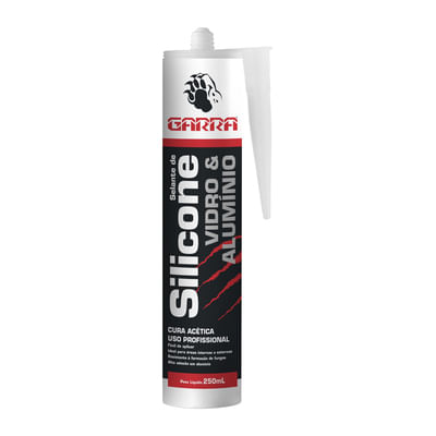 Cola Silicone Acético Transparente 250g Garra