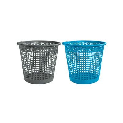 Lixeira 10,0L Cesto Plástico Telado 25X24